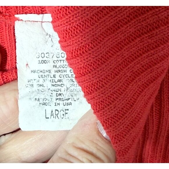 VTG Danielle Martin Womens Pink Ribbed Turtleneck Sweater Large Classic - Picture 9 of 9